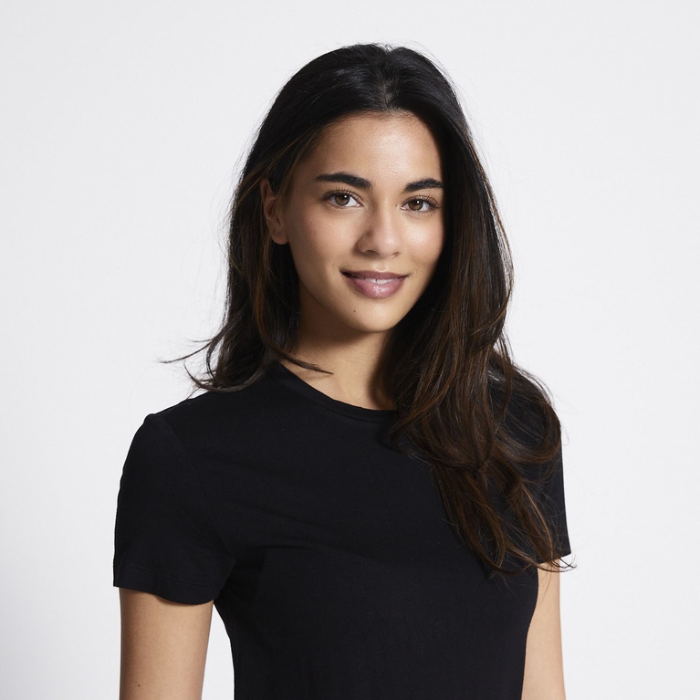 Soft feel tee "Liv" Black 2